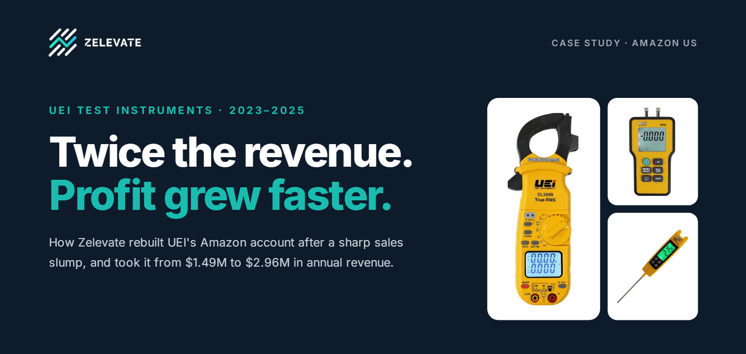 UEI Test Instruments — Twice the revenue. Profit grew faster.